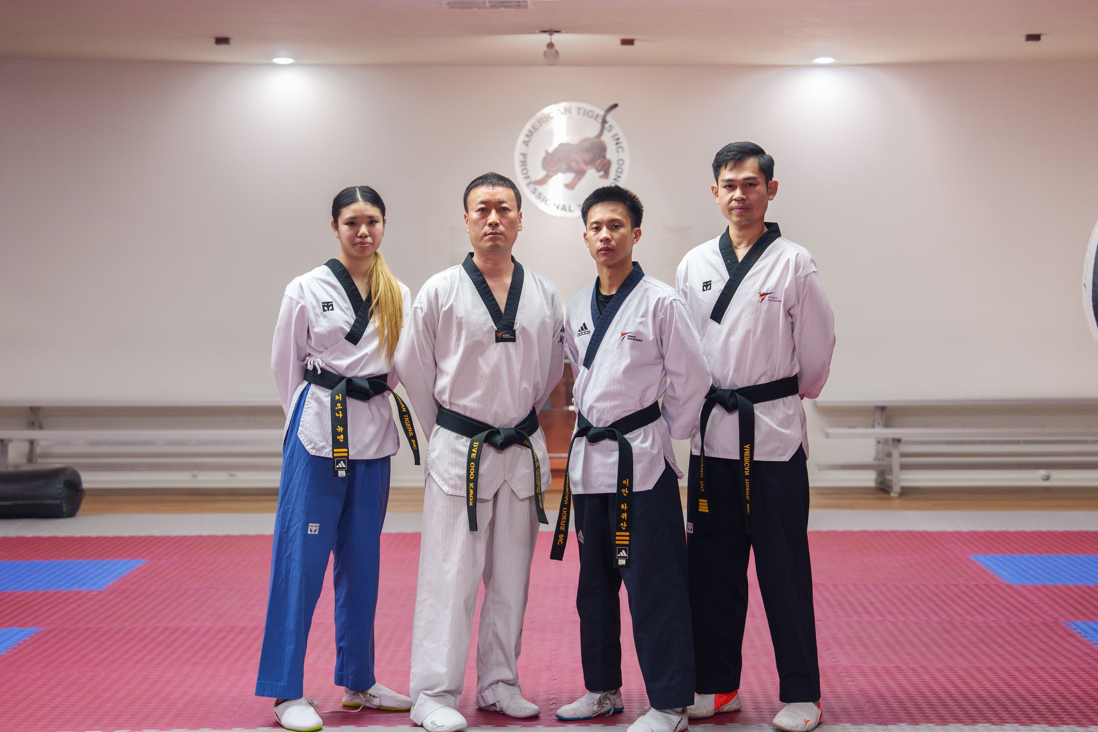 Instructors standing for a photo