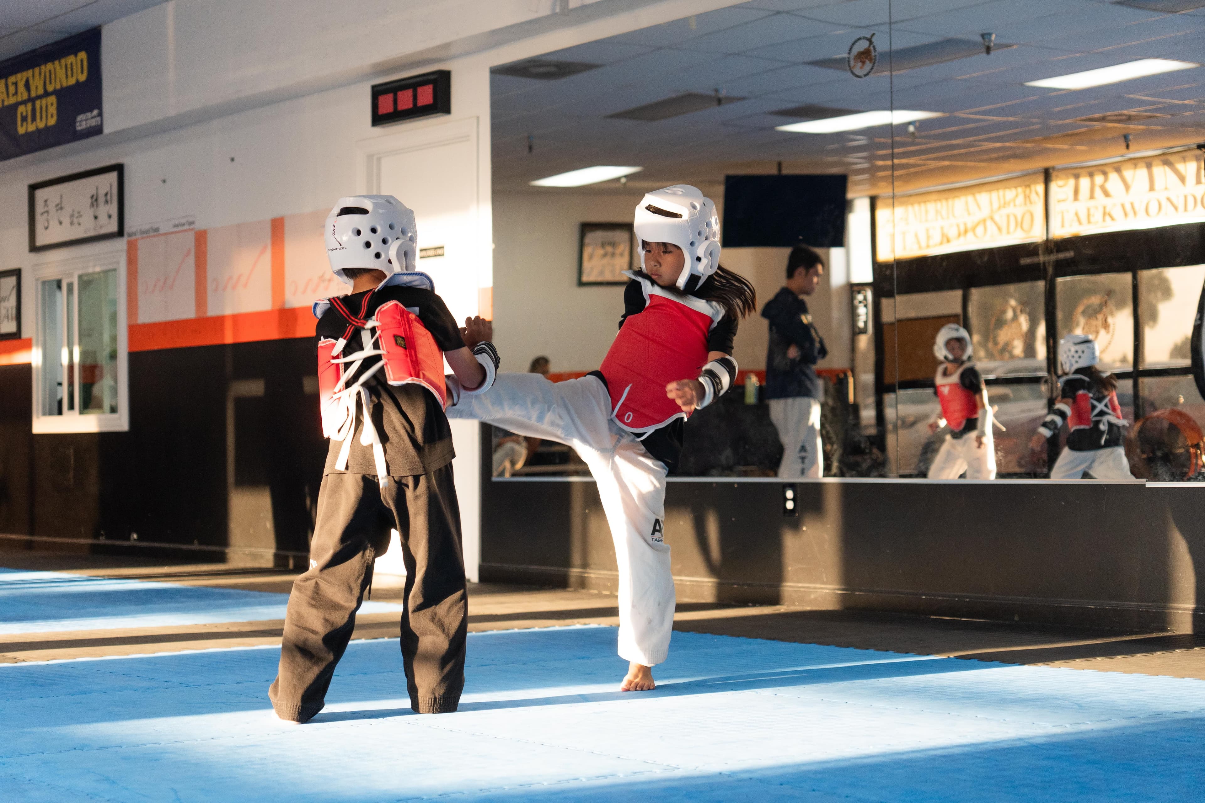 kids sparring